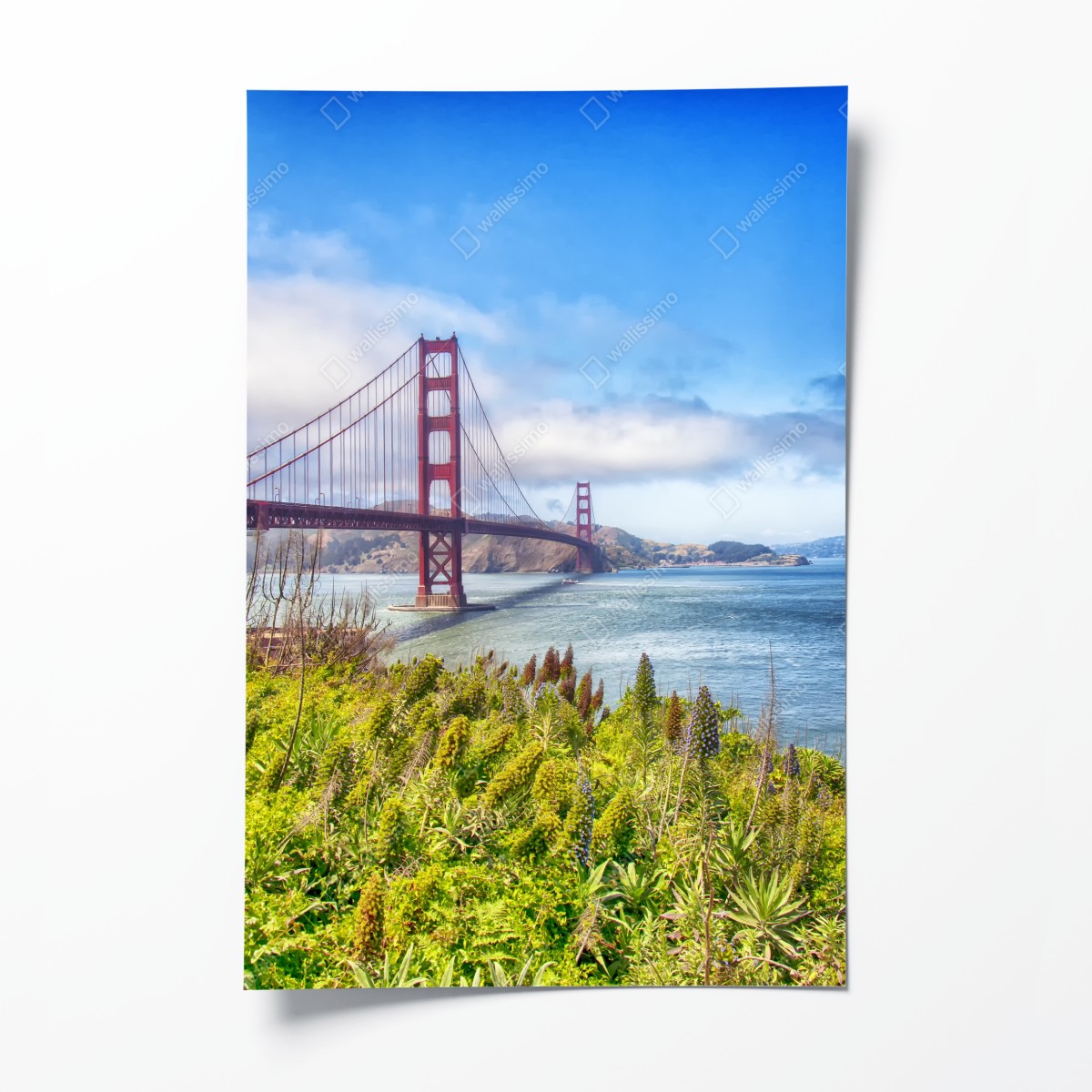 Poster Golden Gate über der Bucht von San Francisco – Wallnifity®