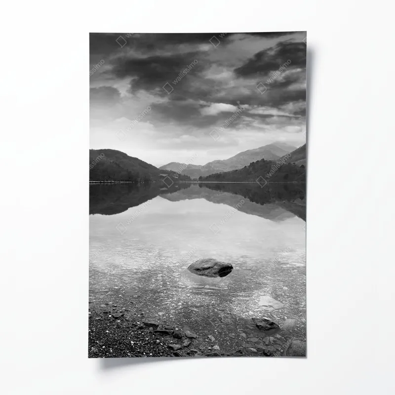 Poster zartes korallenfarbenes blumenmuster – Wallnifity®