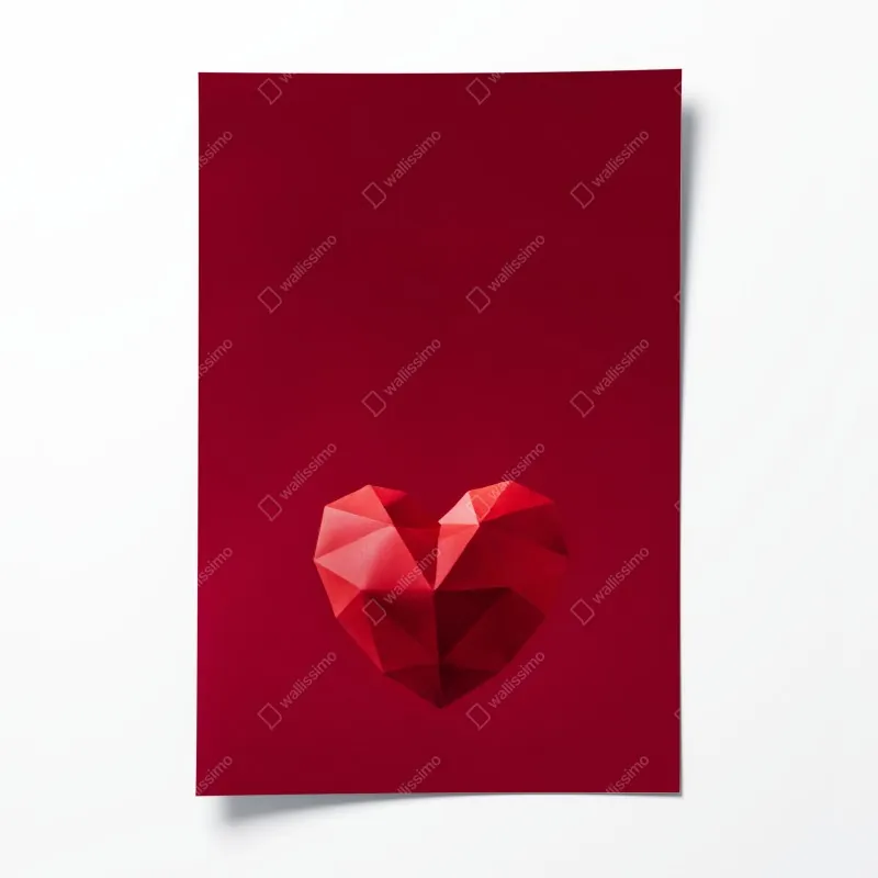 Poster nebliger steg am see in monochrom – Wallnifity®