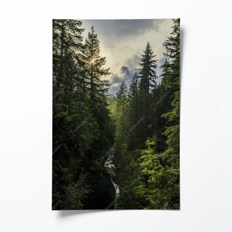 Poster panorama von Boston bei sonnenuntergang mit Zakim und Tobin brücken – Wallnifity®