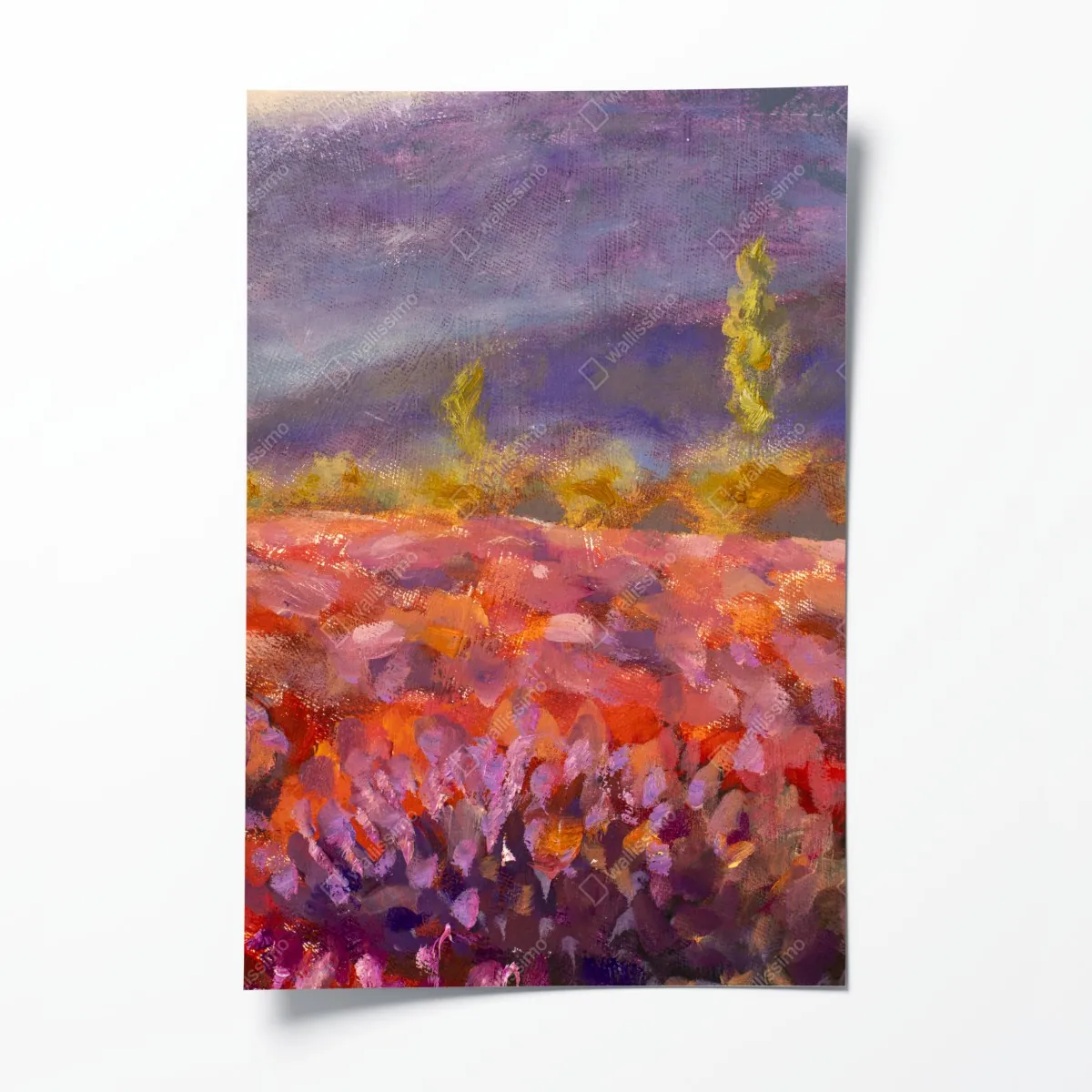 Poster Provence lavendelfeld gemälde – Wallnifity®
