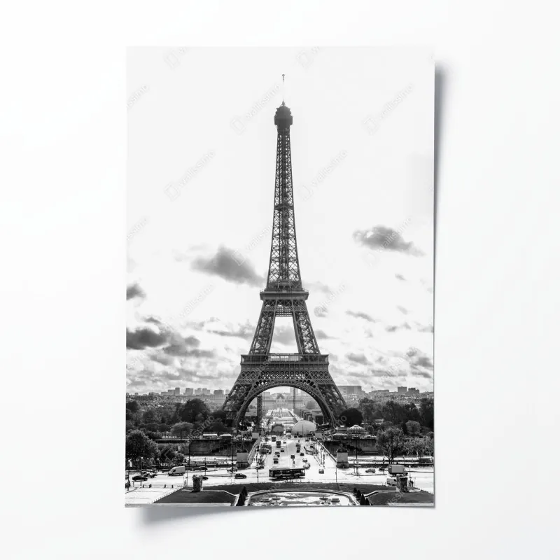 Poster goldener herbstwald am morgen – Wallnifity®