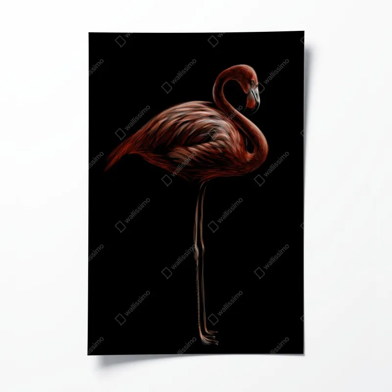 Poster tropischer strand in Phuket mit palme – Wallnifity®