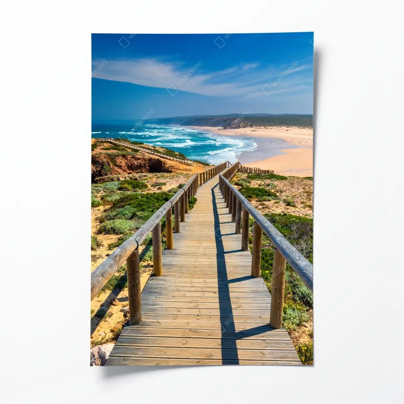 Poster monochrome gitarre nahaufnahme – Wallnifity®