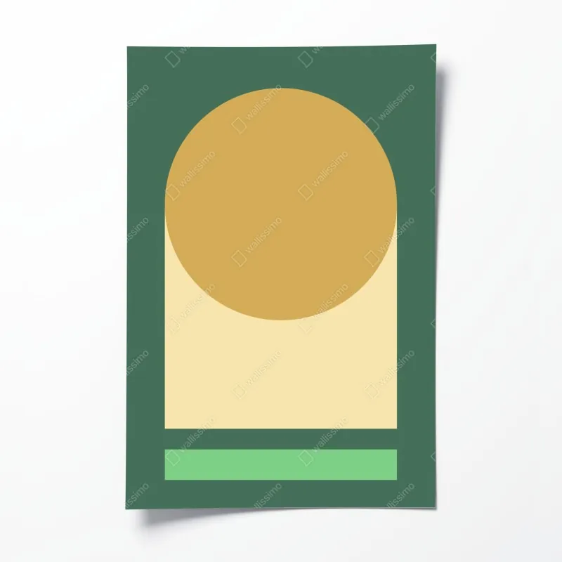 Poster nebliger morgen in den Karpaten – Wallnifity®