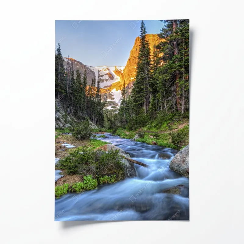 Poster pastellfarbenes geometrisches muster mit halbkreisen – Wallnifity®