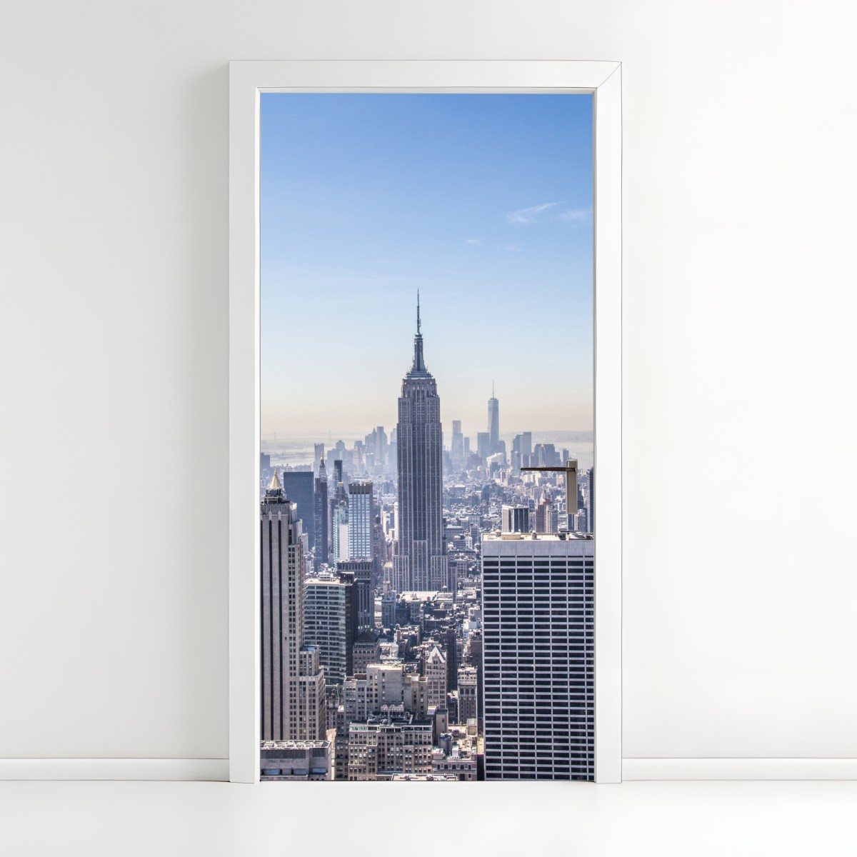 Türaufkleber New York skyline mit Empire State Building – Wallnifity®