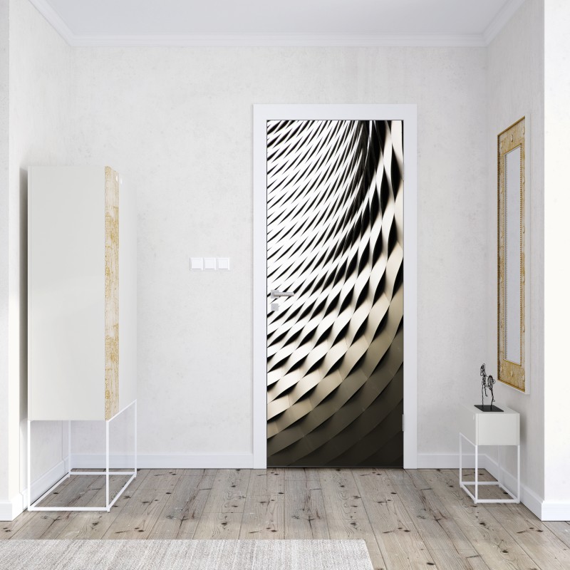 Türaufkleber aquarell eukalyptus blättermuster – Wallnifity®