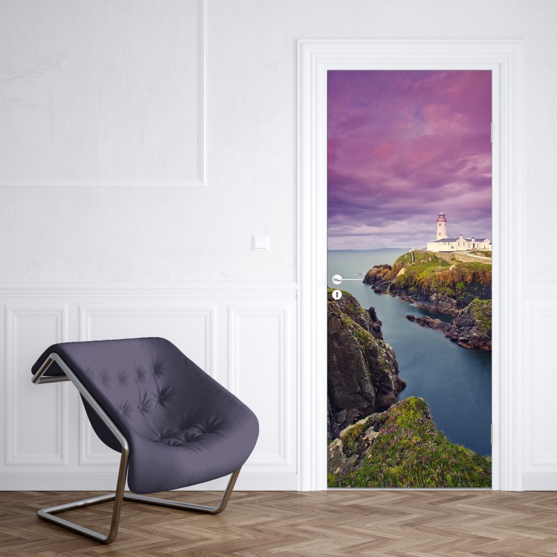 Türaufkleber pastell geometrische mosaik – Wallnifity®