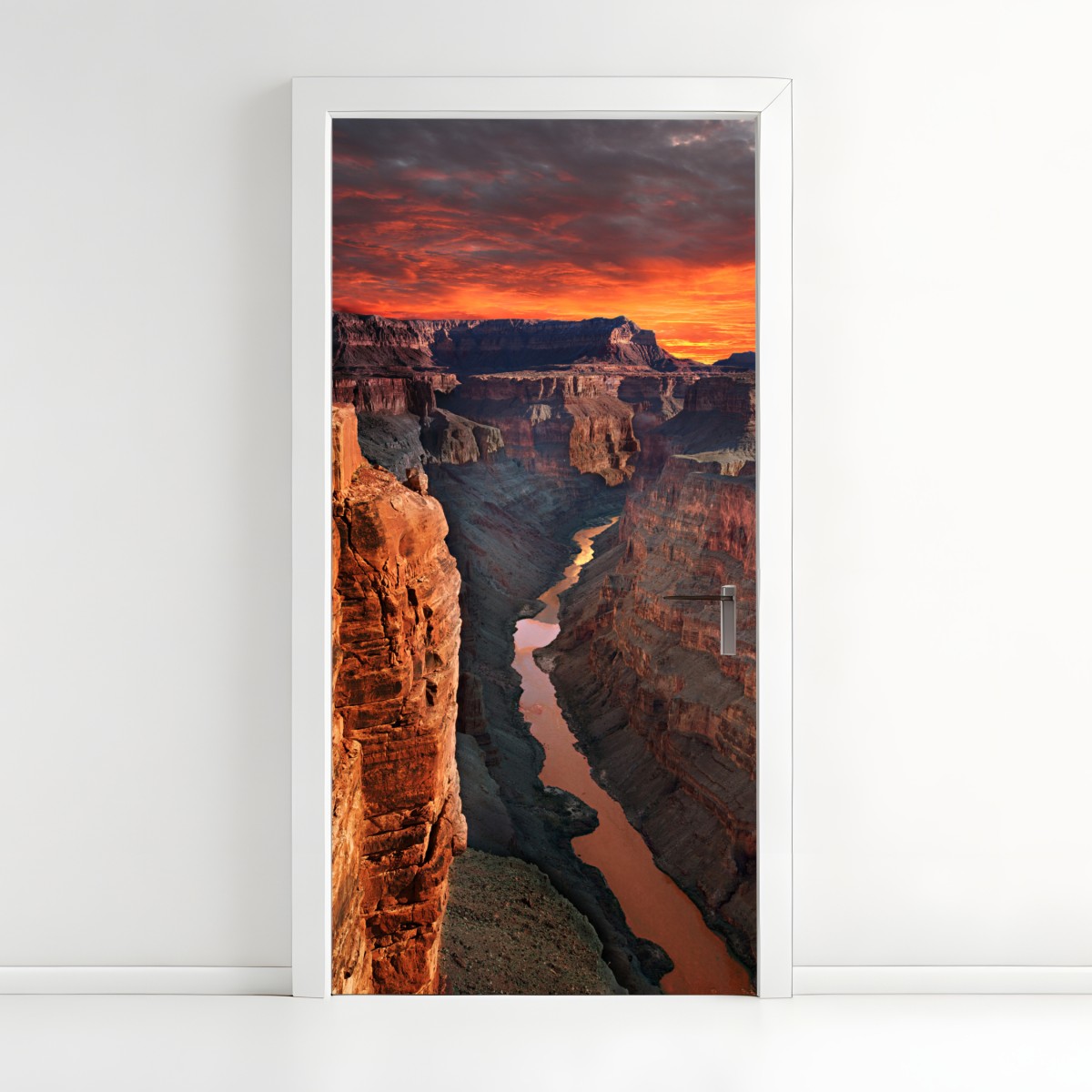 Türaufkleber Grand Canyon sonnenuntergang panorama – Wallnifity®