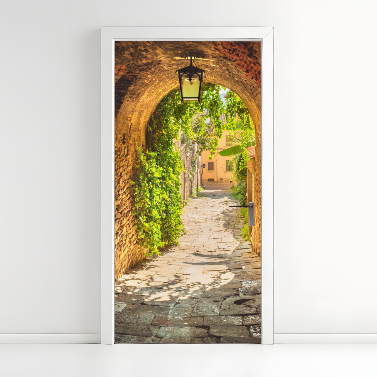 Türaufkleber sonnige gasse in der Toskana – Wallnifity®