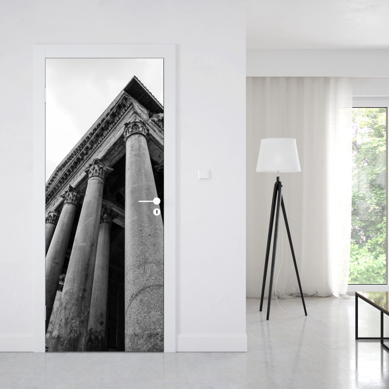 Türaufkleber kräftiges geometrisches muster für die wand – Wallnifity®