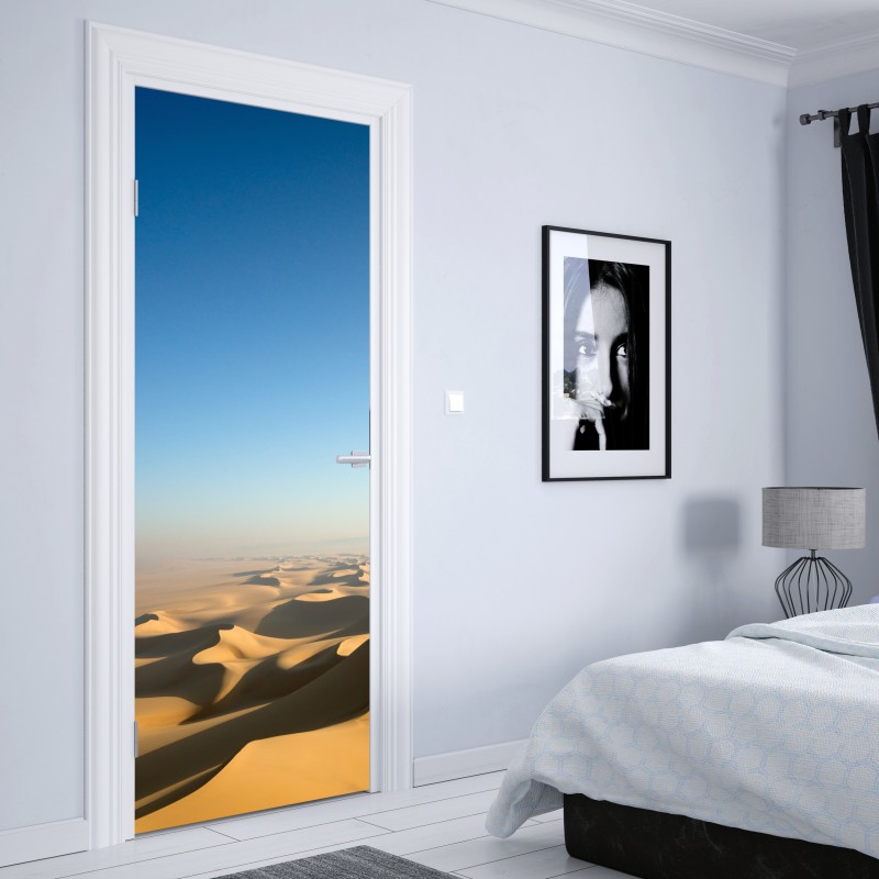 Türaufkleber art deco goldenes fächermuster – Wallnifity®