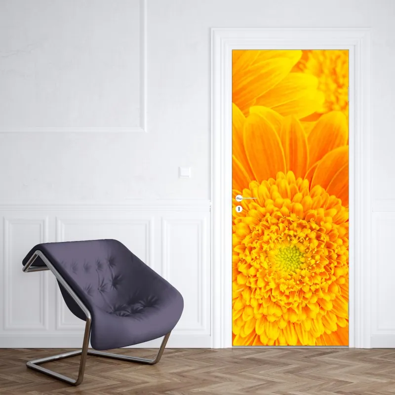 Türaufkleber ruhige wolkenlandschaft aus der luft – Wallnifity®