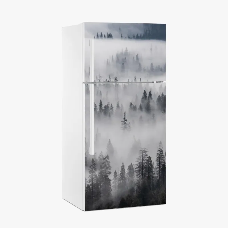Kühlschrankaufkleber Eiffelturm am Champ de Mars, lebendige pariser skyline – Wallnifity®