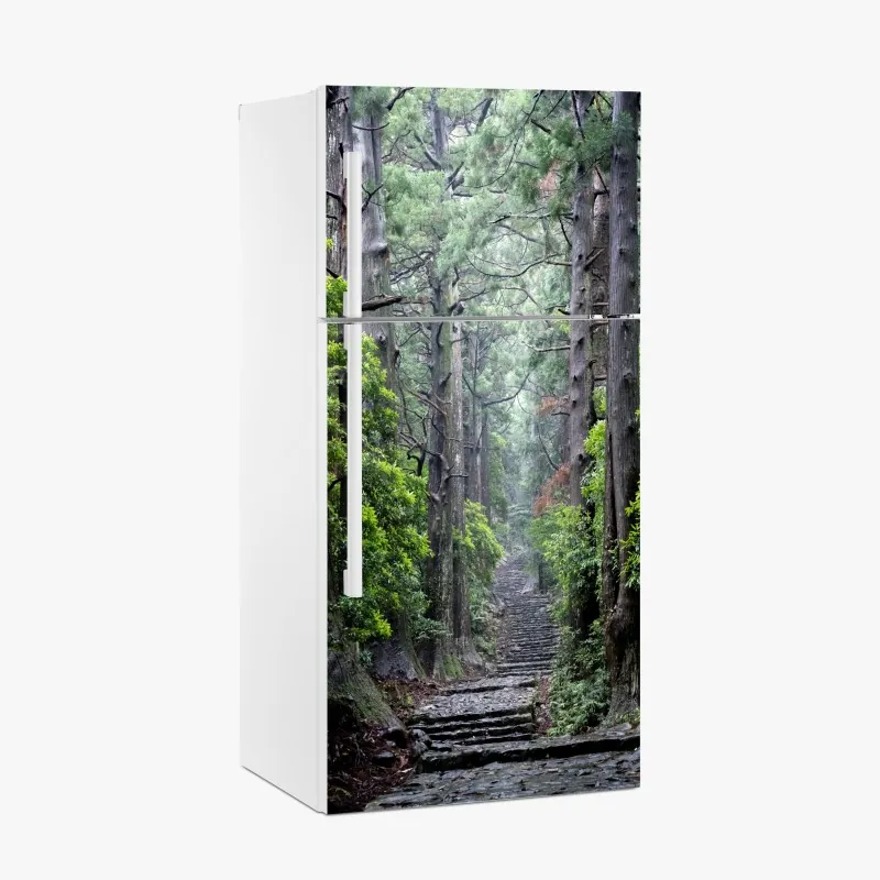 Kühlschrankaufkleber goldene botanische blattzeichnung – Wallnifity®