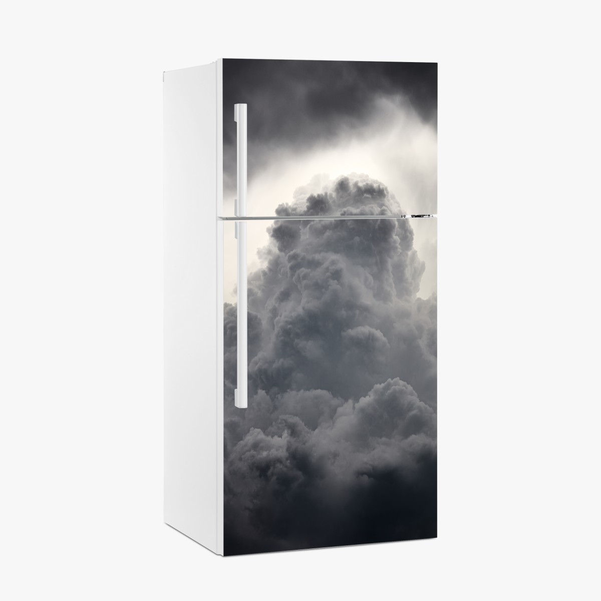 Kühlschrankaufkleber dramatische graue wolkenlandschaft – Wallnifity®