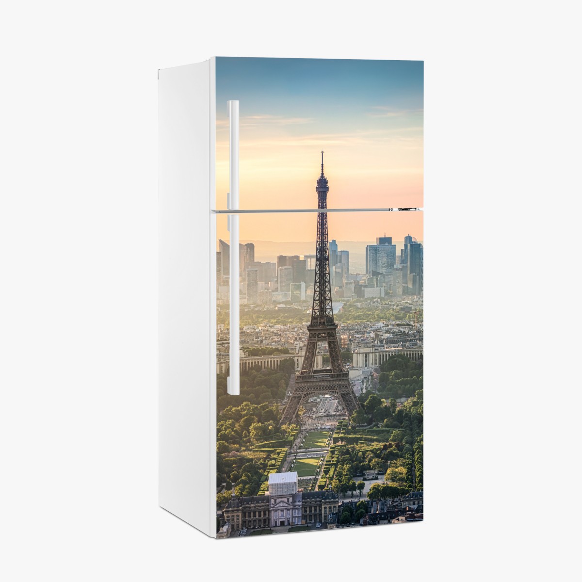 Kühlschrankaufkleber Paris skyline mit dem Eiffelturm – Wallnifity®