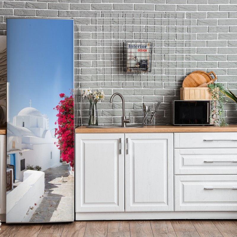 Kühlschrankaufkleber lebendige abstrakte pop-art-komposition – Wallnifity®