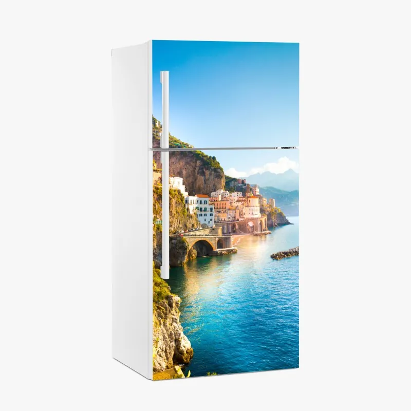 Kühlschrankaufkleber orientalisches baummuster mit blättern – Wallnifity®