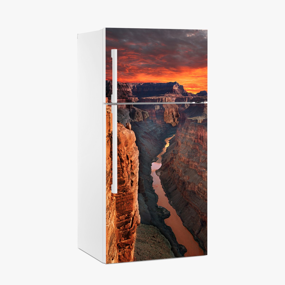 Kühlschrankaufkleber Grand Canyon sonnenuntergang panorama – Wallnifity®