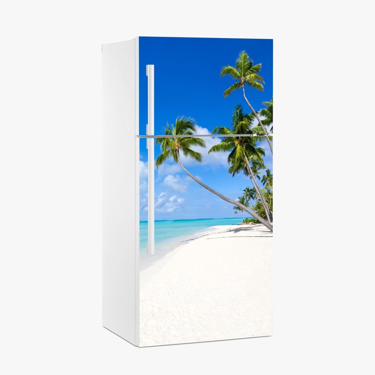 Kühlschrankaufkleber tropischer palmenstrand – Wallnifity®