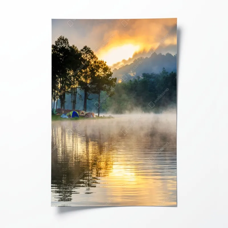 Poster tropischer palmstrand – Wallnifity®