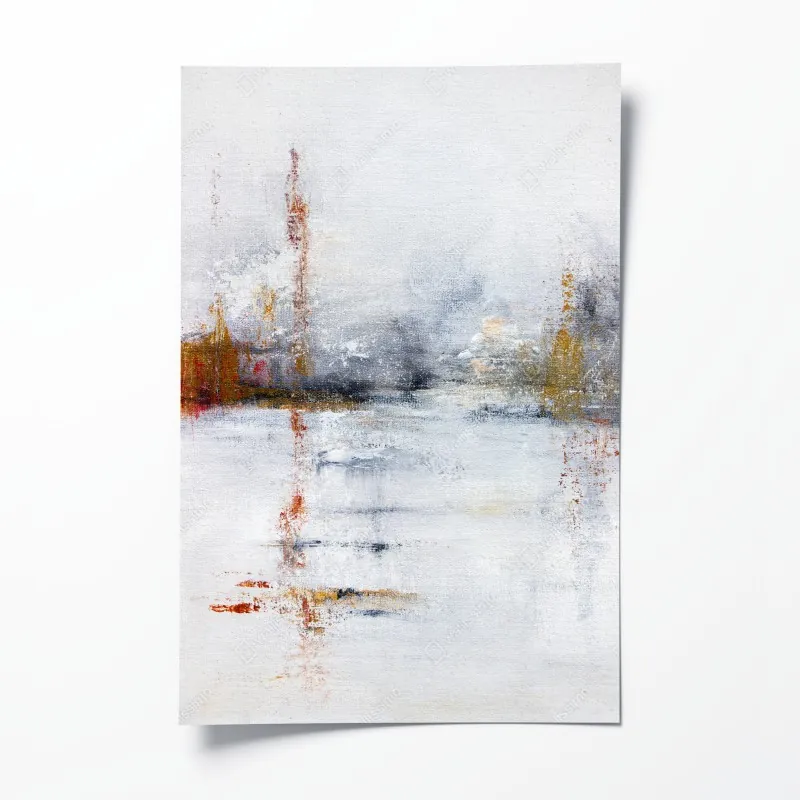 Poster monochrome gitarre nahaufnahme – Wallnifity®