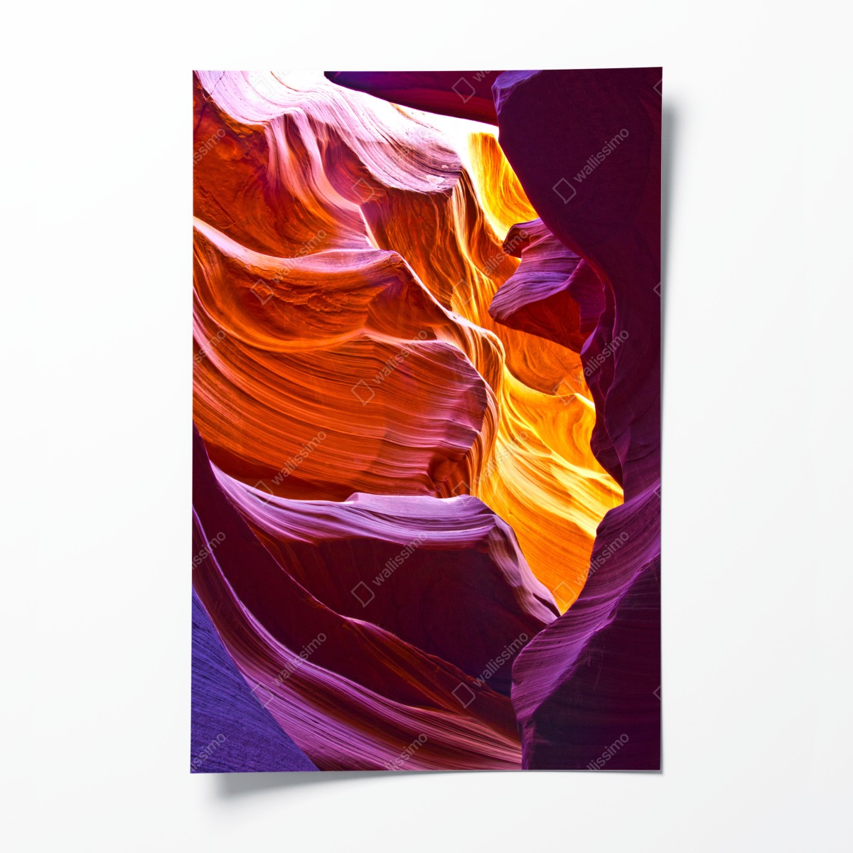 Poster sonnenbeschienener sandstein canyon – Wallnifity®