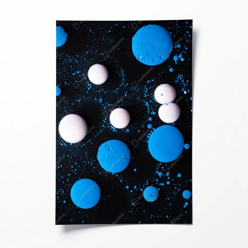 Poster Budapest skyline mit dem ungarischen Parlament am Donauufer – Wallnifity®