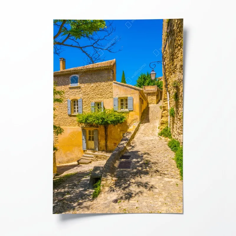 Poster festung Agios Nikolaos im Hafen Mandraki, Rhodos – Wallnifity®