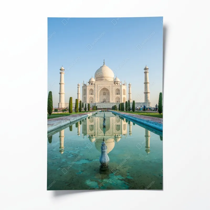 Poster surfer im goldenen sonnenuntergang – Wallnifity®