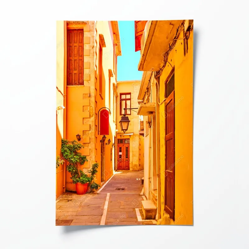 Poster mangrovensteg durch üppigen grünen dschungel – Wallnifity®