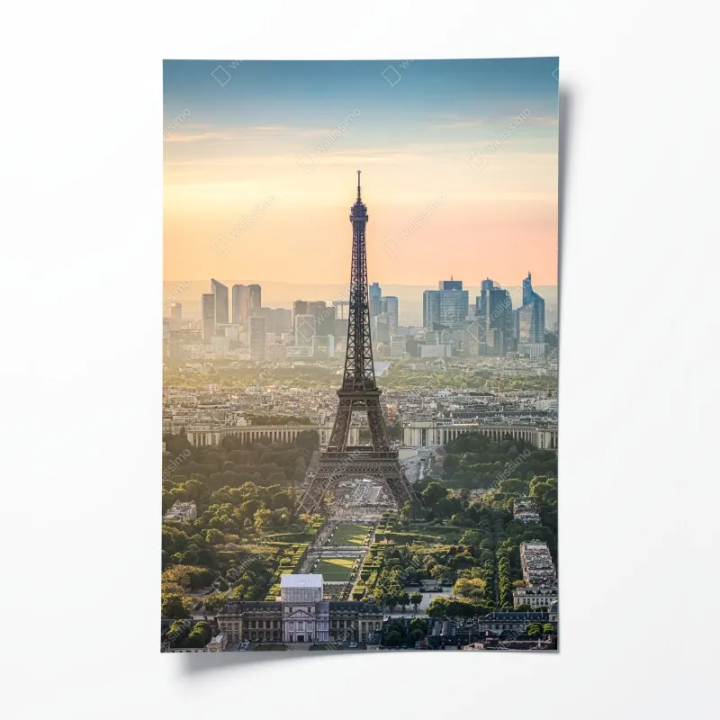 Poster Le Morne panorama der türkislagune – Wallnifity®