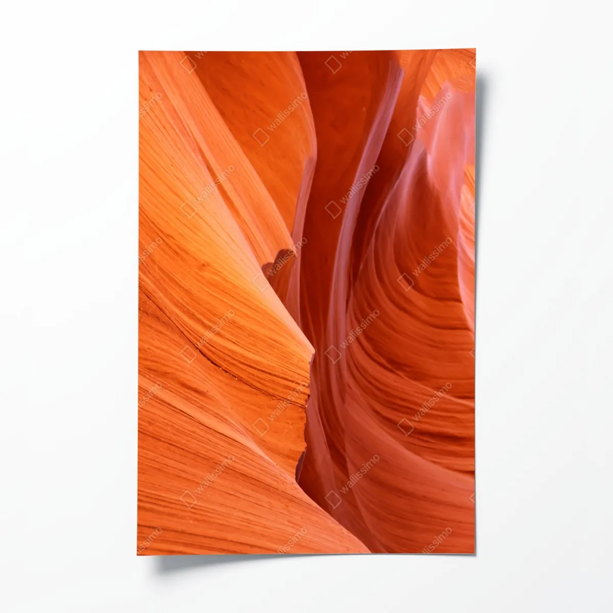 Poster warmer sandstein schlucht abstrakt – Wallnifity®