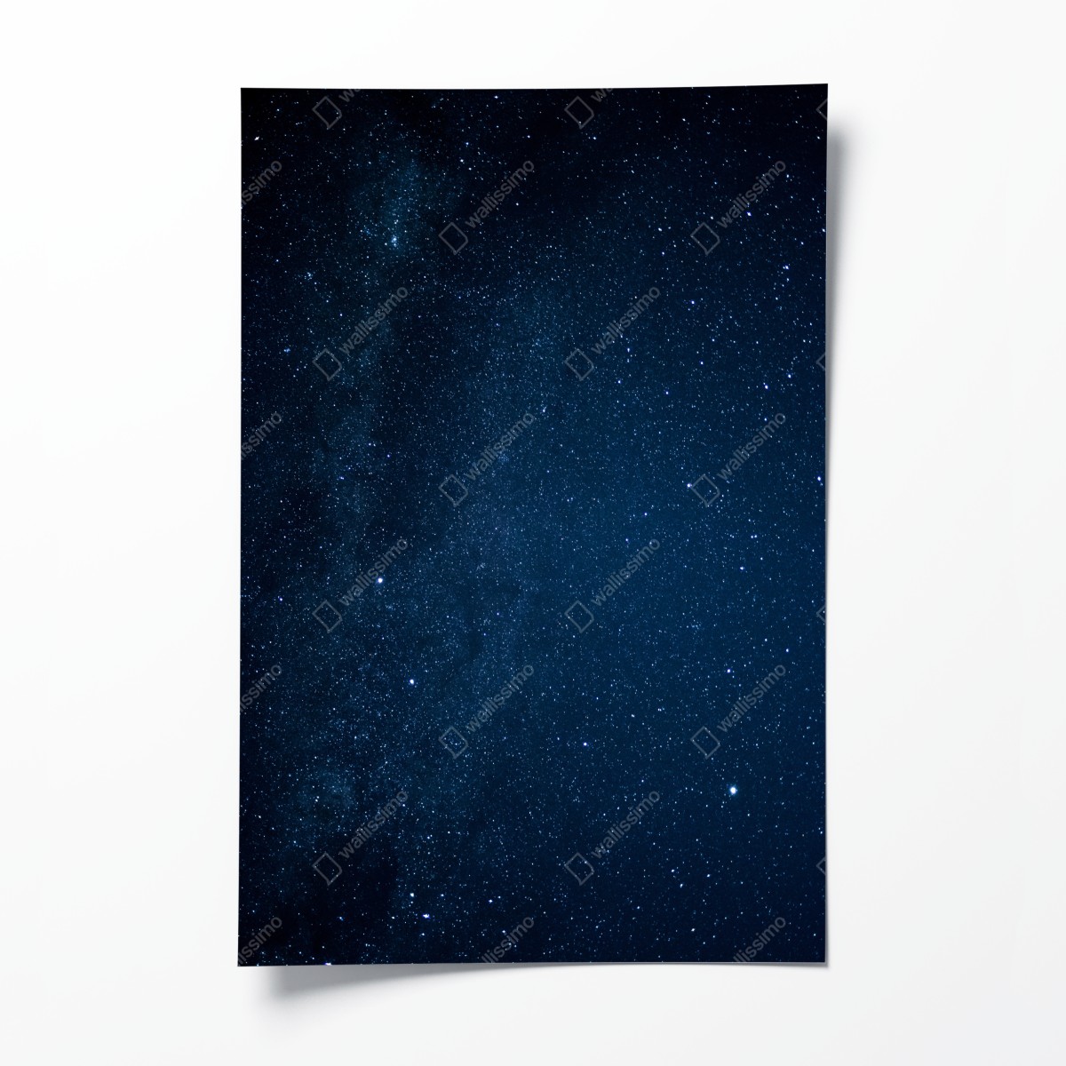 Poster tiefblauer sternenhimmel – Wallnifity®
