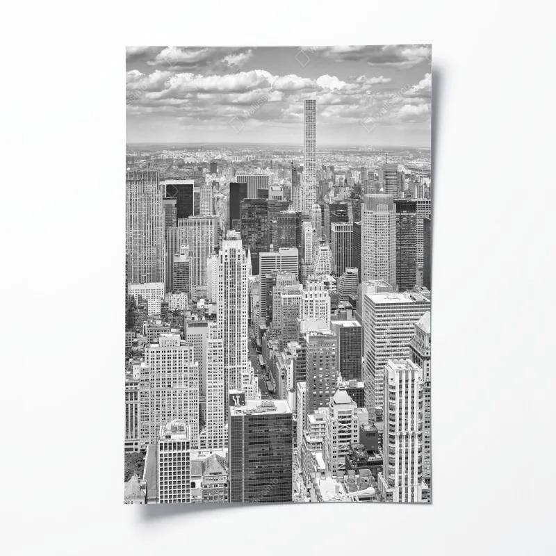 Poster leuchtendes verlauf-wellenmuster – Wallnifity®