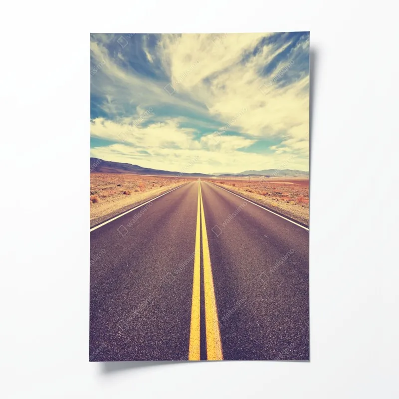 Poster tropischer strand in Phuket mit palme – Wallnifity®