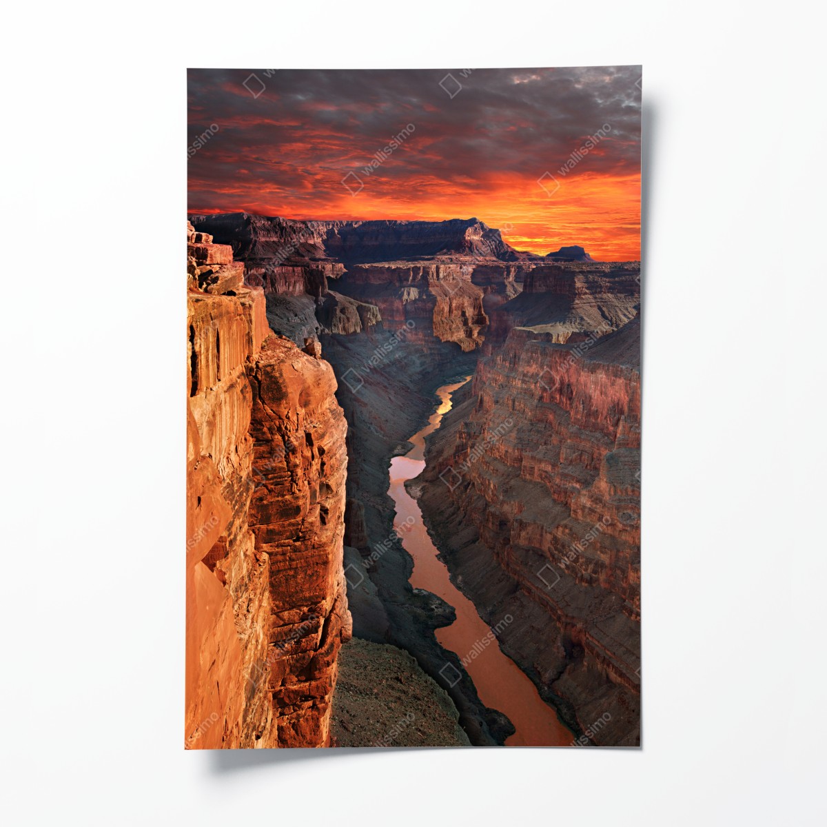 Poster Grand Canyon sonnenuntergang panorama – Wallnifity®