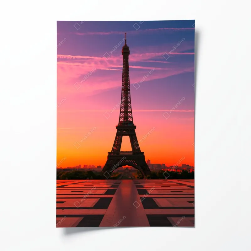 Poster vintage botanisches floralmuster auf tiefgrün – Wallnifity®