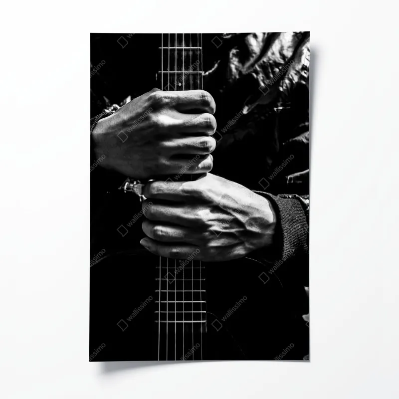 Poster weißer marmor mit goldenen adern – Wallnifity®