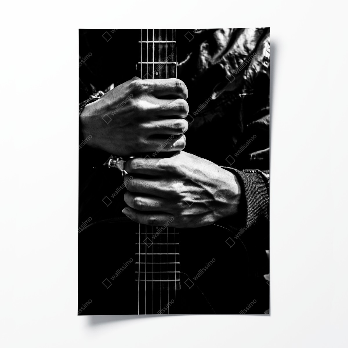 Poster hände am gitarrenhals – Wallnifity®