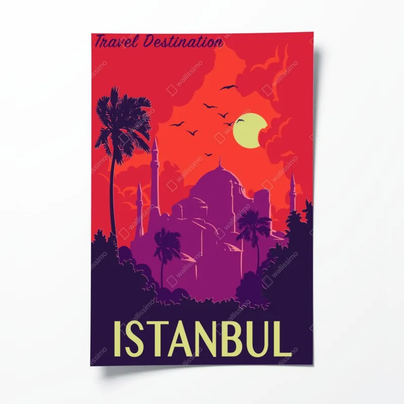 Poster türkisbucht bei Papagayo – Wallnifity®