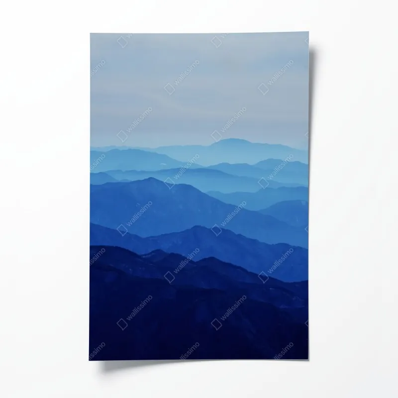 Poster monochrome gitarre nahaufnahme – Wallnifity®