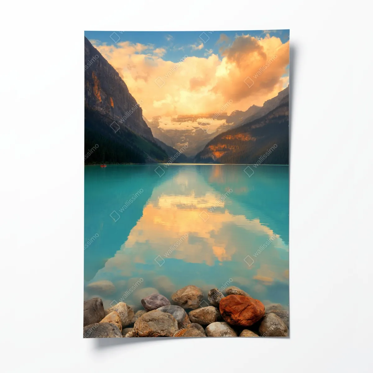Poster sonnenaufgang über Lake Louise, Banff – Wallnifity®