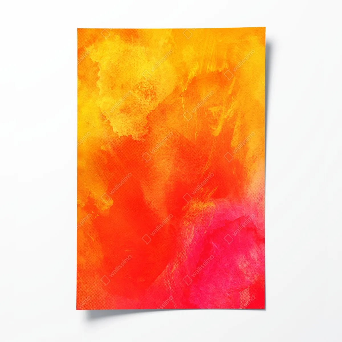 Poster lebendiger oranger abstrakter verlauf – Wallnifity®