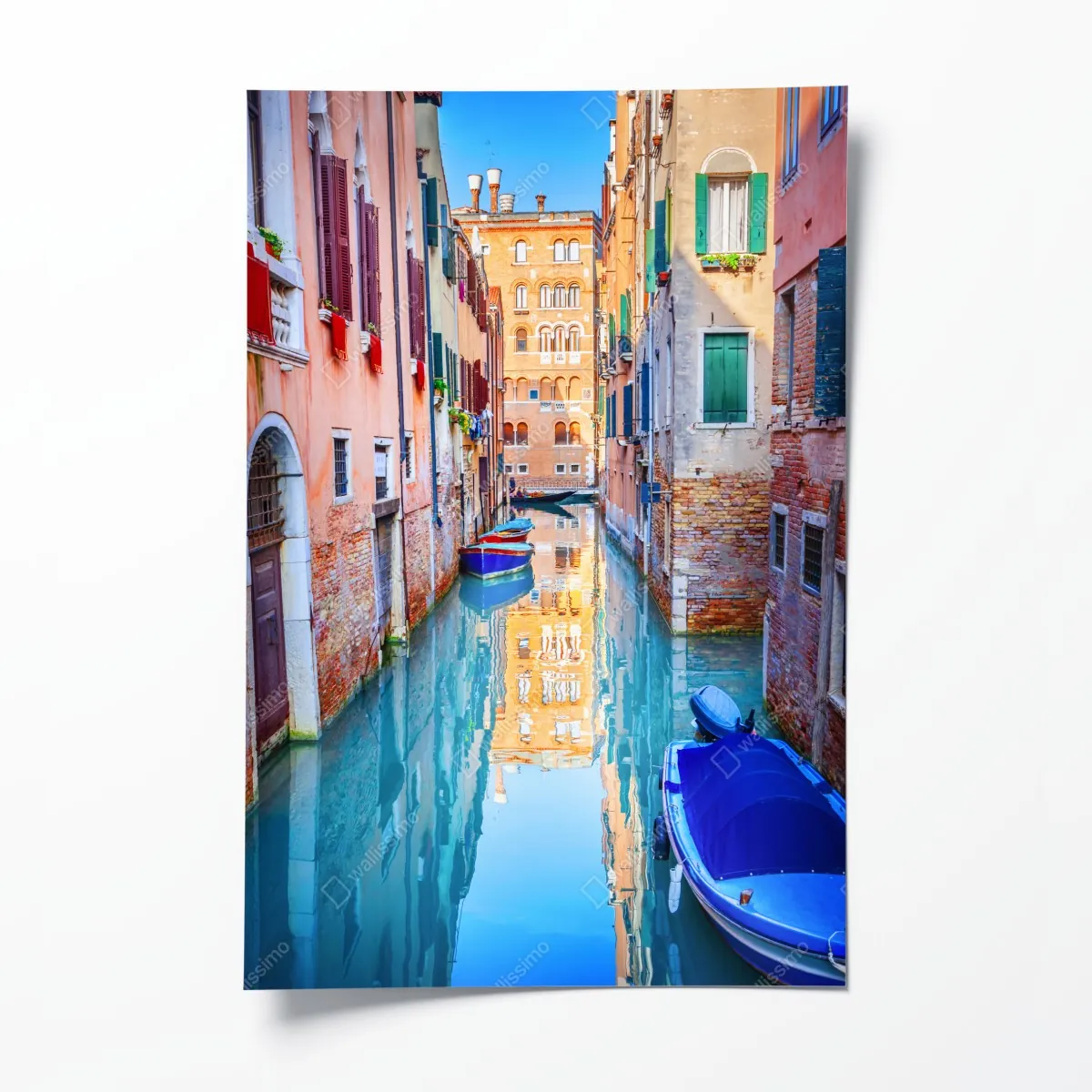 Poster Venedig kanal und spiegelungen – Wallnifity®