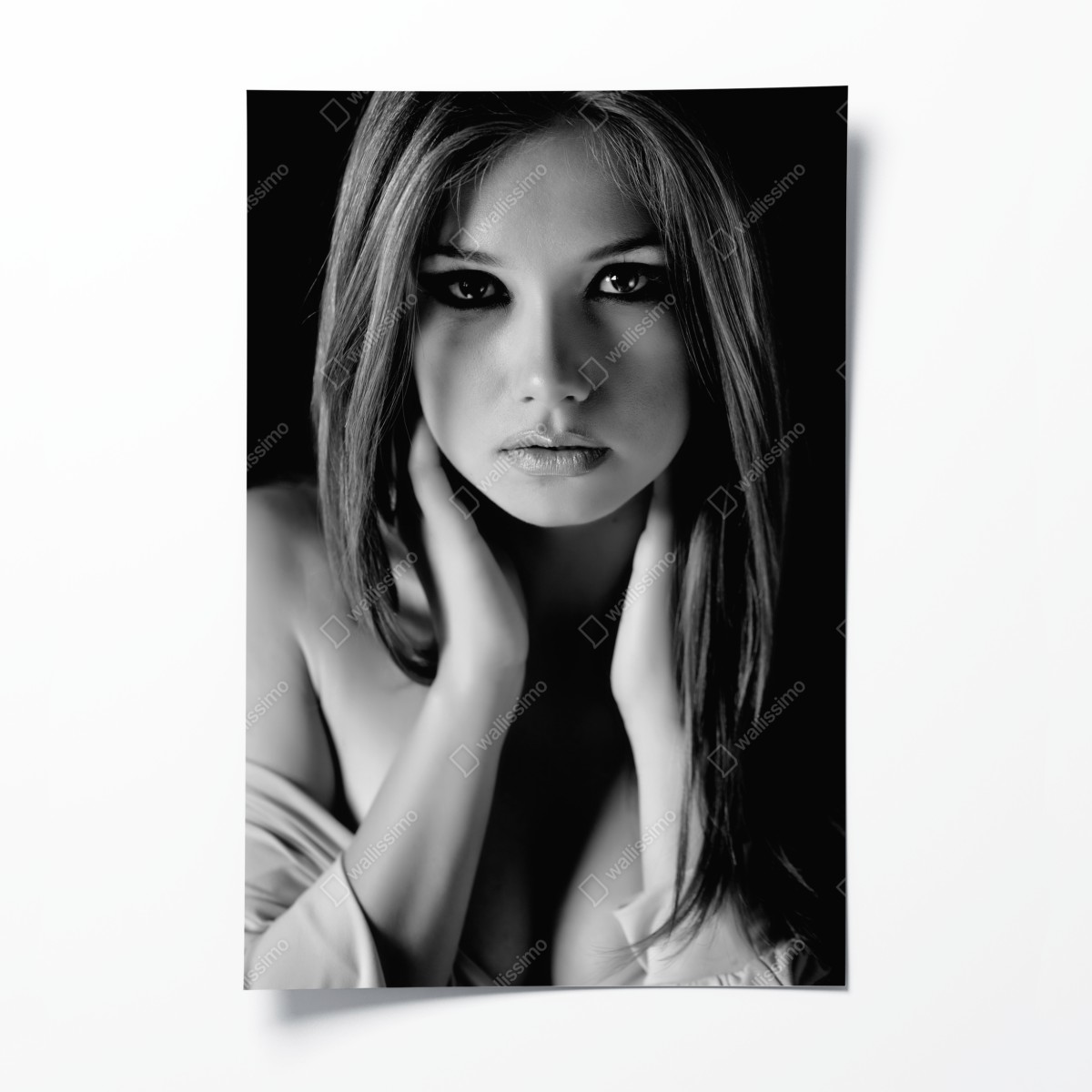 Poster intimes monochromes porträt – Wallnifity®