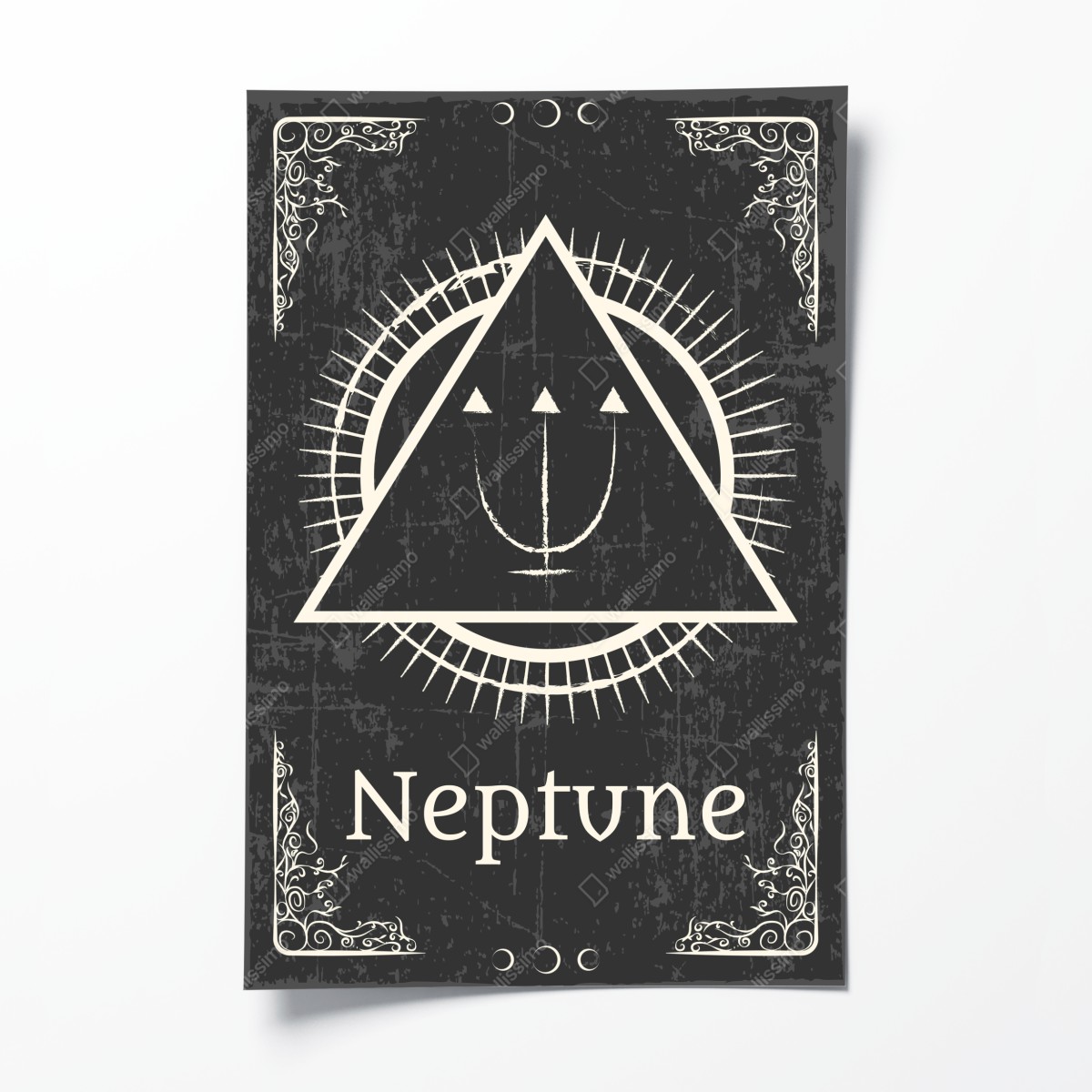 Poster alchemisches symbol Neptun – Wallnifity®