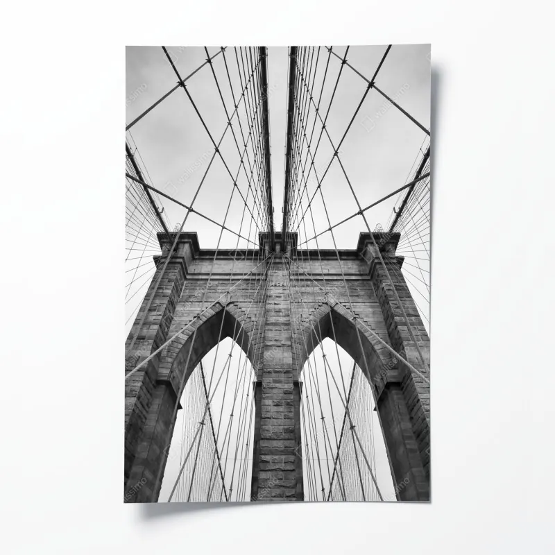 Poster Chicago skyline bei dämmerung – Wallnifity®